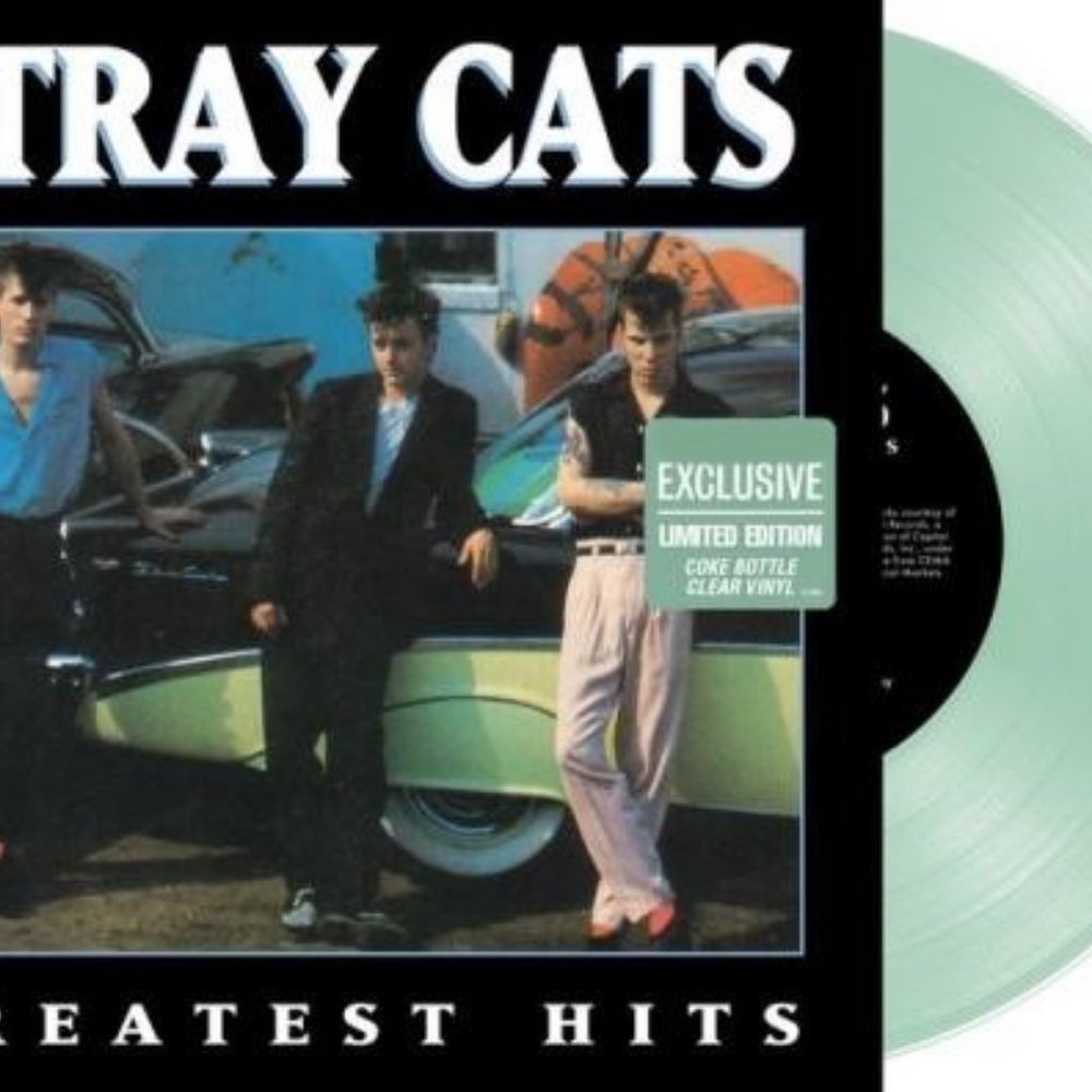 Stray Cats Greatest Hits LP ~ Exclusive Colored Vinyl (Coke Bottle Clear) ~ New!